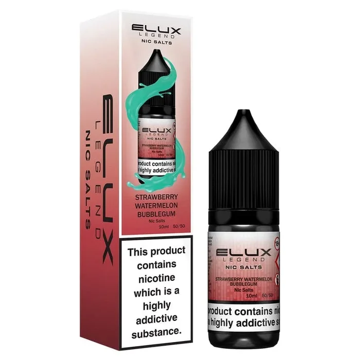 Elux Legend Nic Salt – Strawberry Watermelon Bubblegum 10ml Eliquid