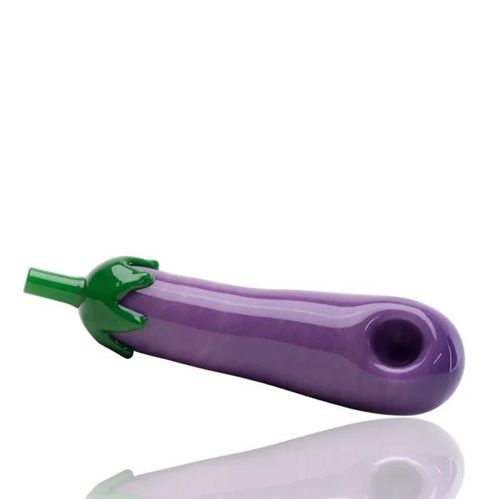 Empire Glassworks Eggplant Pipe – 5.5in