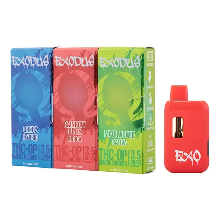 Exodus THC-OP Omega Badder Vaporizer – 3500mg
