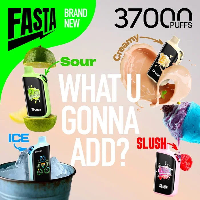 FASTA Burrst 37K Puff Disposable Device – 37,000 Puffs