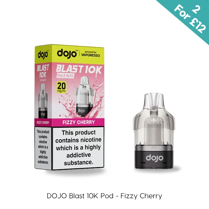 Fizzy Cherry – Vaporesso Dojo Blast 10K Prefilled Pods