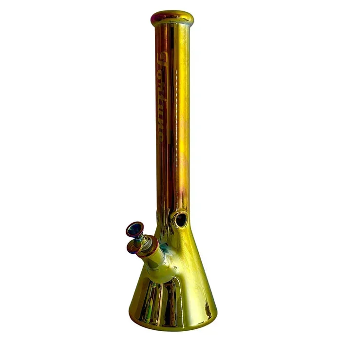 Fortune – 18″ 7mm Electroplate Glass Beaker Bong