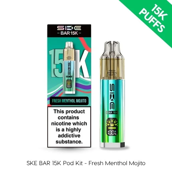 Fresh Menthol Mojito SKE Bar 15K Prefilled Pod Kit