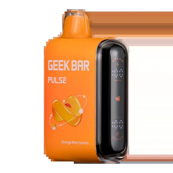 Geek Bar Pulse 15000 – Orange Mint Savers Disposable Vape