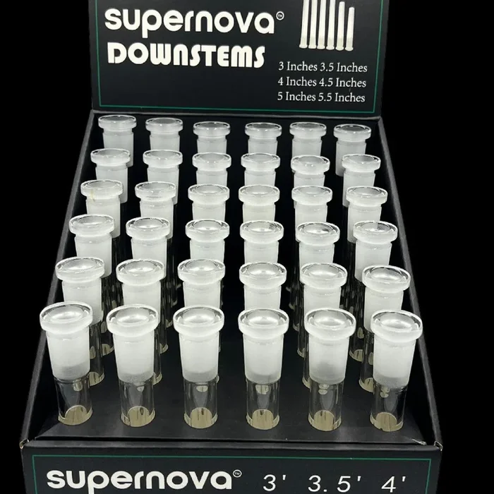Glass Downstem (DSPLY 36pc)(Downstem) 5.5″- 3″