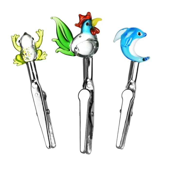 Glass Memo Clips – Assorted Styles 50pc