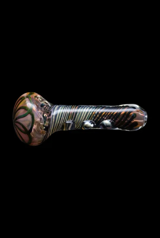 Gold Fume Spoon Pipe – 4.5 in.
