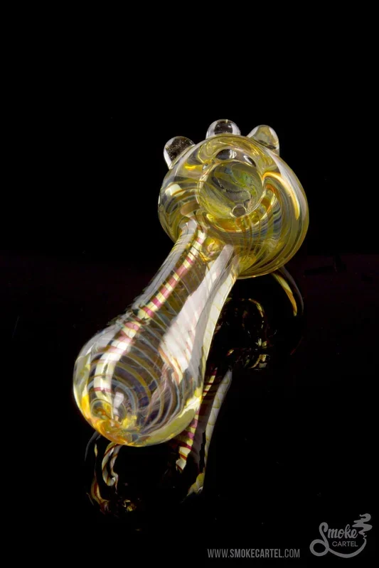 Gold Fumed Spoon Pipe – Midas