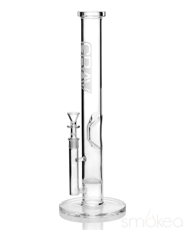GRAV Large Straight Base w/ Disc Bong