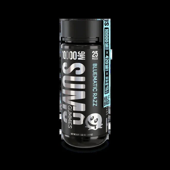 Half Bak’D Sumo– THC-A + THC-P + Delta-8 Gummies 10000MG (25ct)