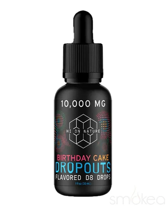 Hi On Nature 10000mg Delta 8 Dropouts – Birthday Cake