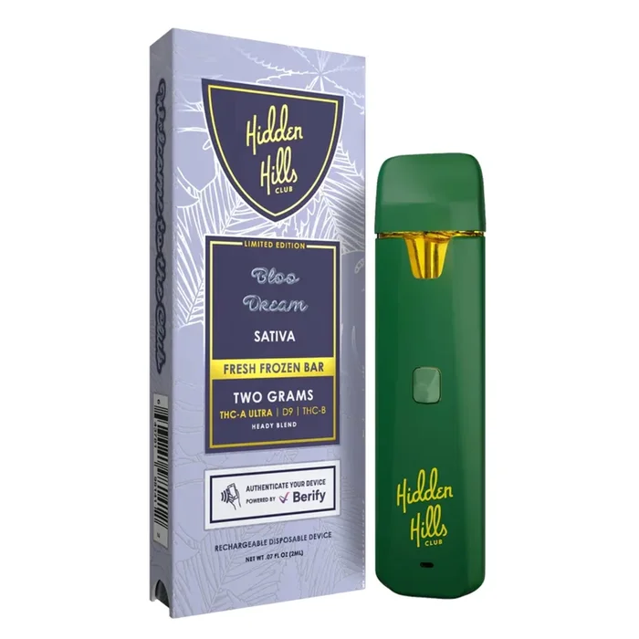 Hidden Hills Fresh Frozen THC-A Vaporizer – 2000mg