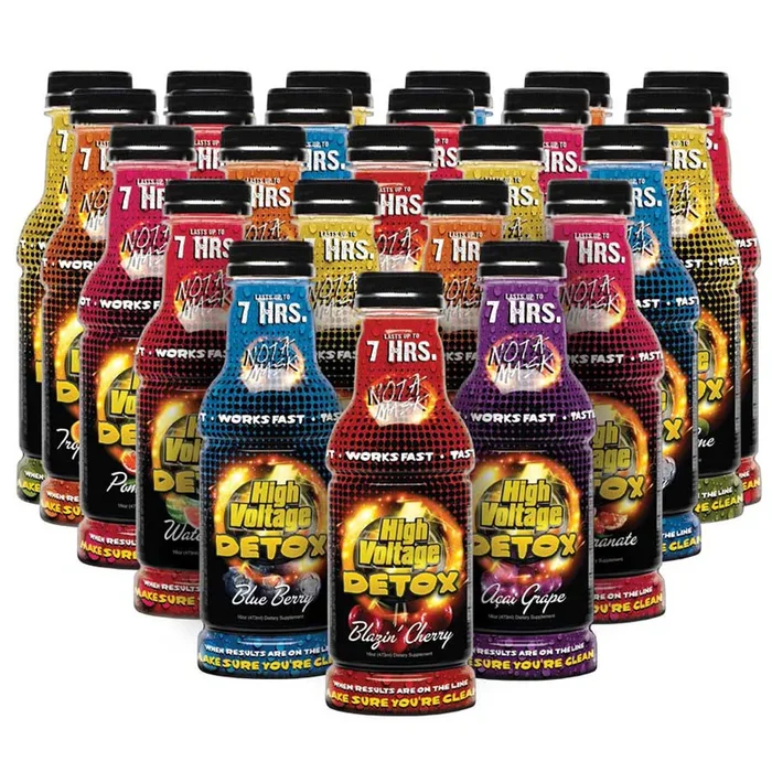 High Voltage Detox Liquid – 16oz/Assorted 24pcs