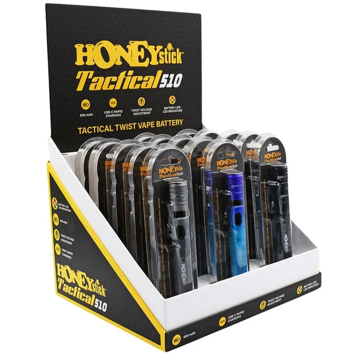 HoneyStick Tactical Twist Battery – 650mAh / 12ct