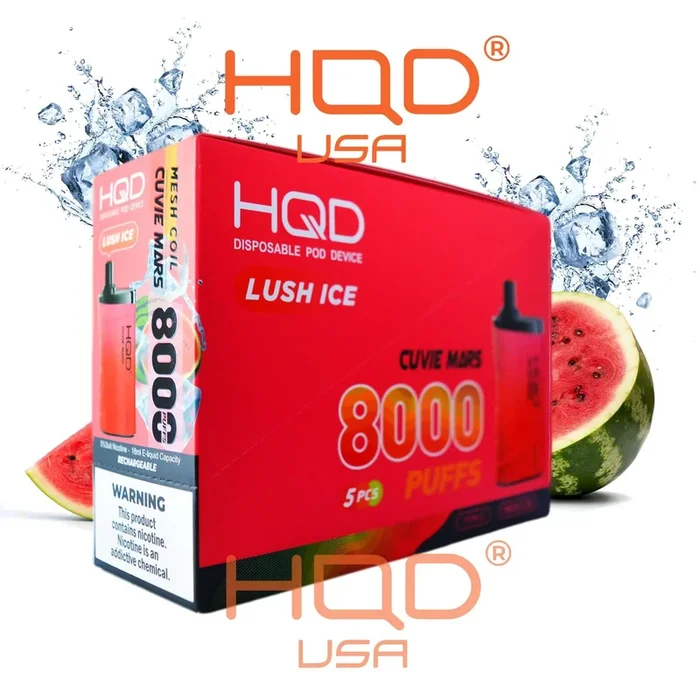 HQD Cuvie Mars 8000 Disposable Vape 5 Pck