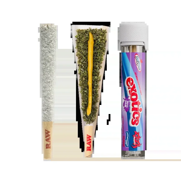 Ice Kream x Zaza “Exotics” Powered Donuts THC-A 2.5g Pre Rolls – Single