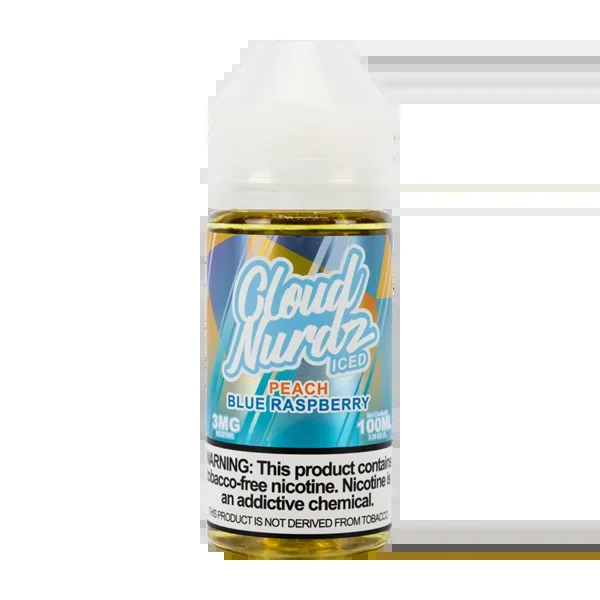 Iced Peach Blue Raspberry by Cloud Nurdz 100mL