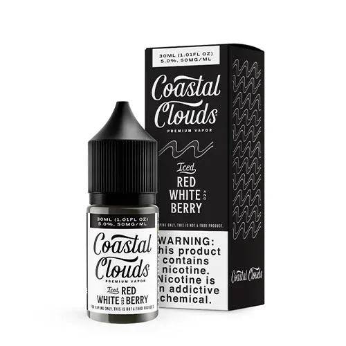 Iced Red White and Berry Salt by Coastal Clouds 30ml