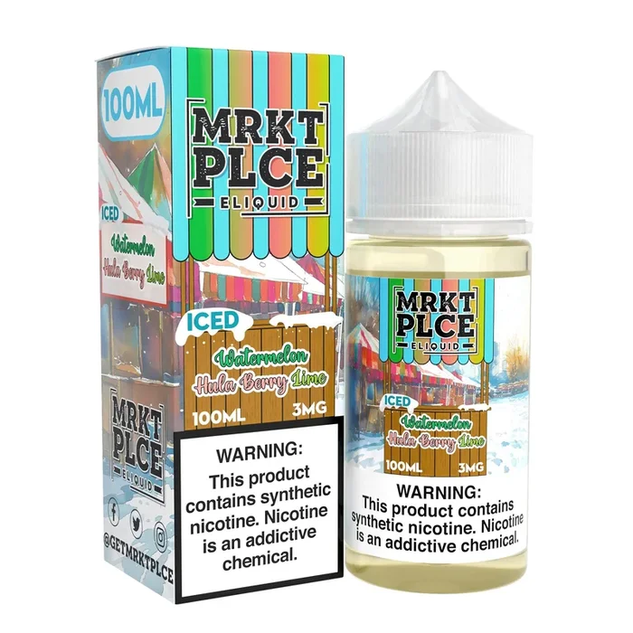 Iced Watermelon Hulaberry Lime MRKT PLCE 100ml
