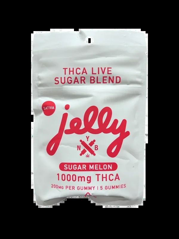Jelly Delta 8 THC Live Sugar Blend Gummies 1000MG (5ct)