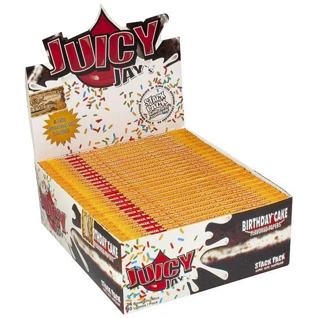 Juicy Jay’s King Size Supreme Birthday Cake Flavoured Rolling Papers