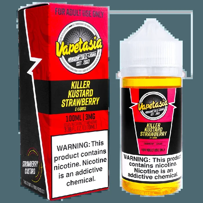Killer Kustard Strawberry By Vapetasia E-Liquid (100ml)