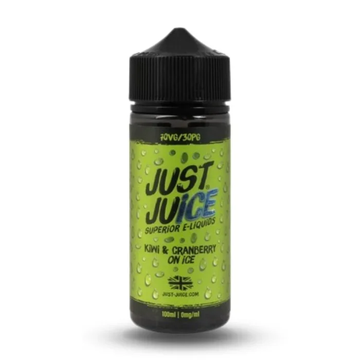 Kiwi & Cranberry On Ice By Just Juice 100ml Shortfill