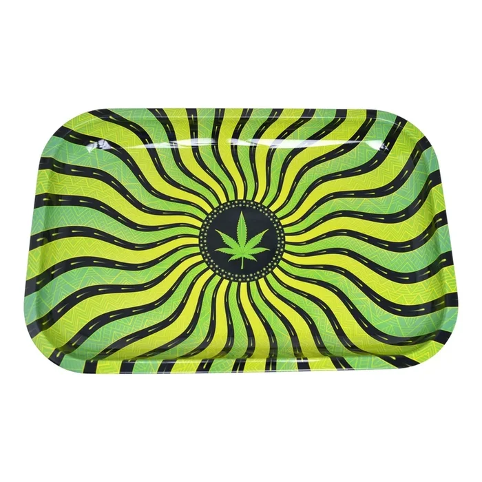 Large Metal Rolling Tray Hyporitze Leaf – 7.5in