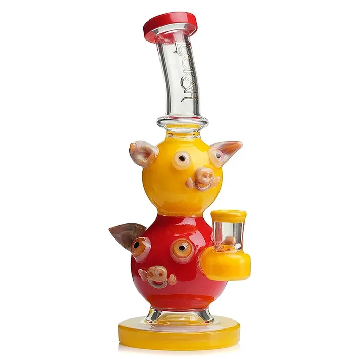 Lookah 10″ Cute Double Piggy Dab Rig