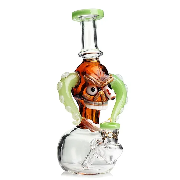 Lookah 10″ Mini Cool Excitement Skull Dab Rig
