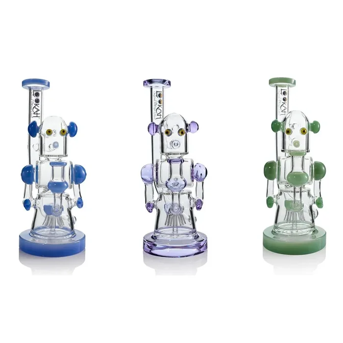 Lookah (Dab Rig) 12″ Recycler Robotic Glass Water Pipe