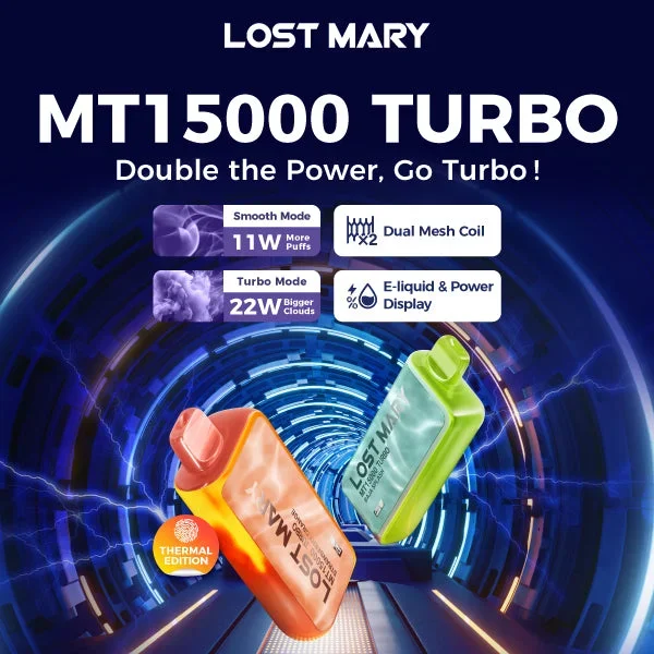 Lost Mary MT15000 Turbo Disposable Device – 15,000 Puffs