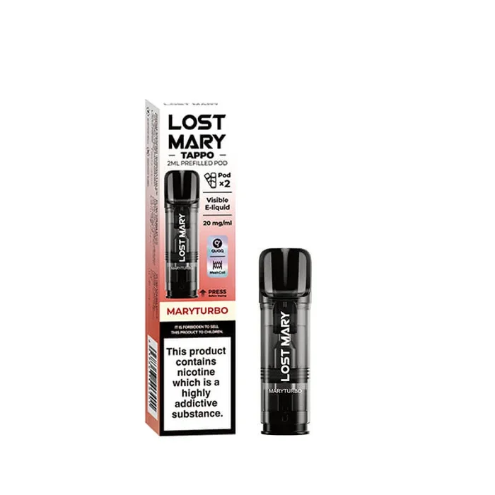 Lost Mary Tappo Maryturbo Prefilled Pods 20mg – 2 Pack
