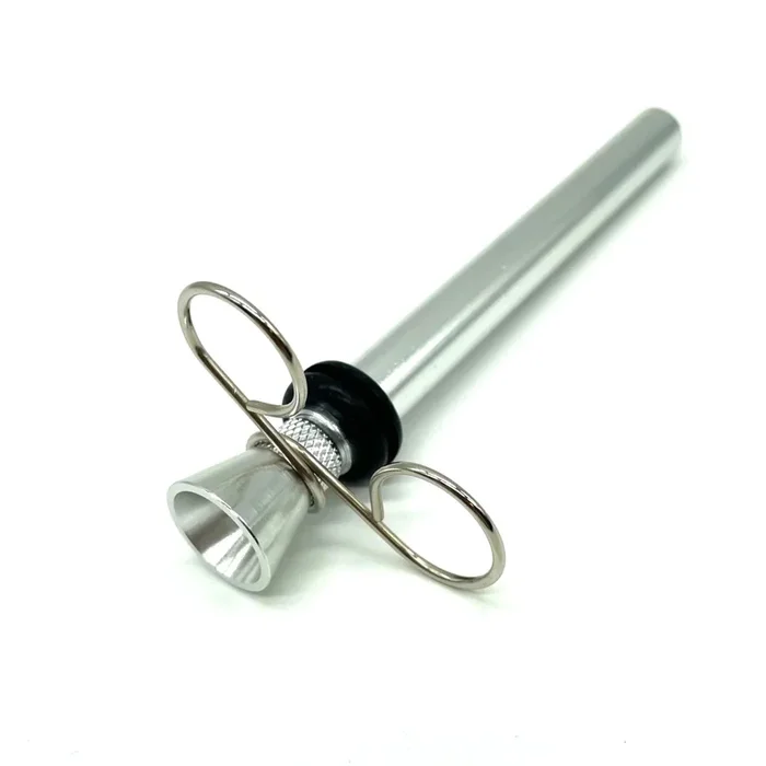 Metal Bowl Slide 4″ with Pinch and Rubber Grommet