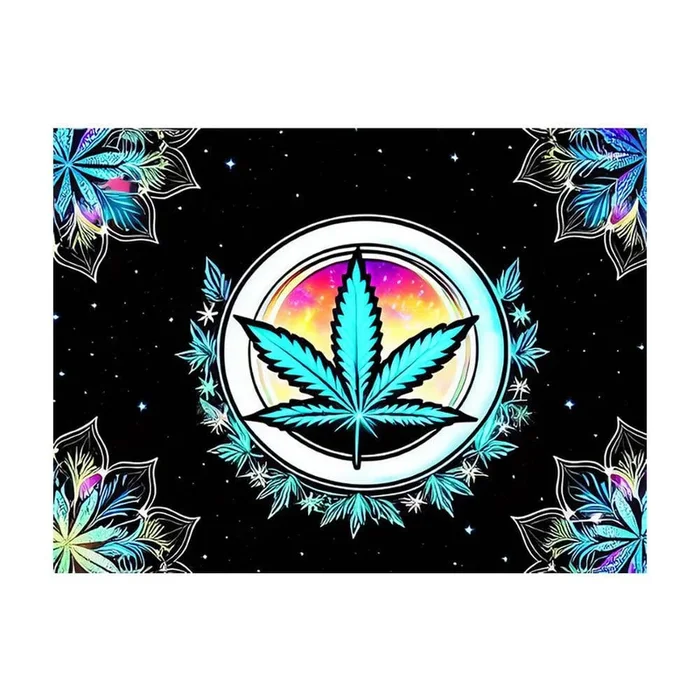MJ Galaxy Black Light Reactive Wall Tapestry – 81″x53″