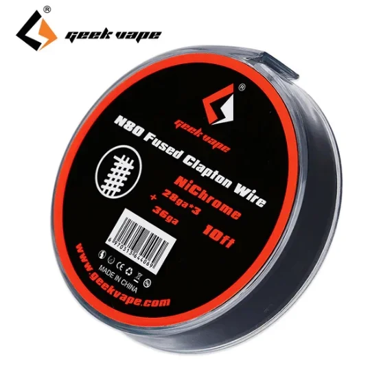 N80 Fused Clapton Wire 28/36ga 10ft By Geek Vape