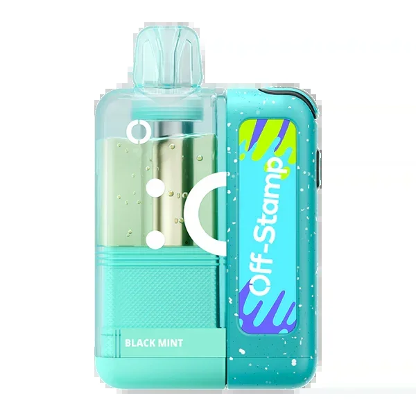 Off-Stamp X-Cube Crystal 35k Kit – Black Mint Disposable Vape