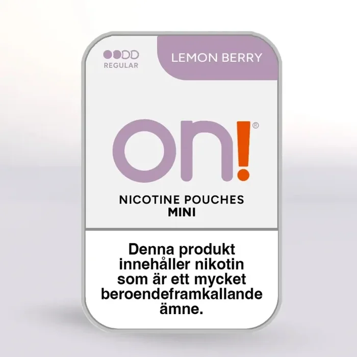 On! Lemon Berry Mini Nicotine Pouches