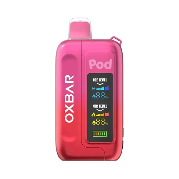 Oxbar Ice-Nic Control 35K – Strawberry Pink Cherry Disposable Vape
