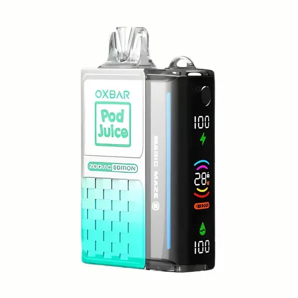 Oxbar Magic Maze 2.0 Pod Juice 30K – Clear Emerald Disposable Vape