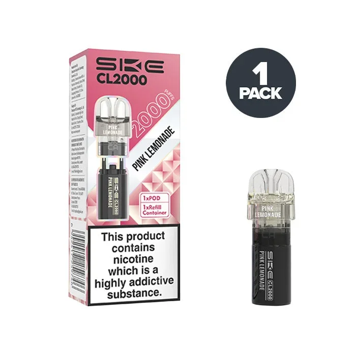Pink Lemonade SKE CL2000 Prefilled Pods
