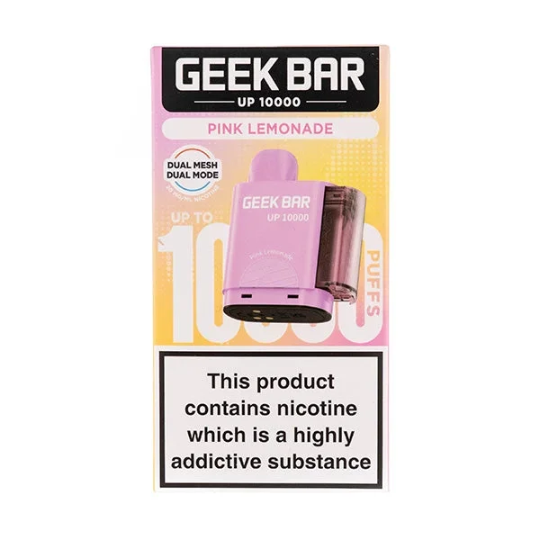 Pink Lemonade UP 10000 Prefilled Pod + Refill by Geek Bar