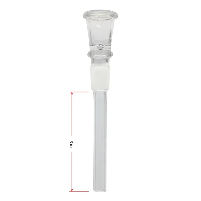 Plain Glass 3″ Stem With 14mm Joint And Bowl