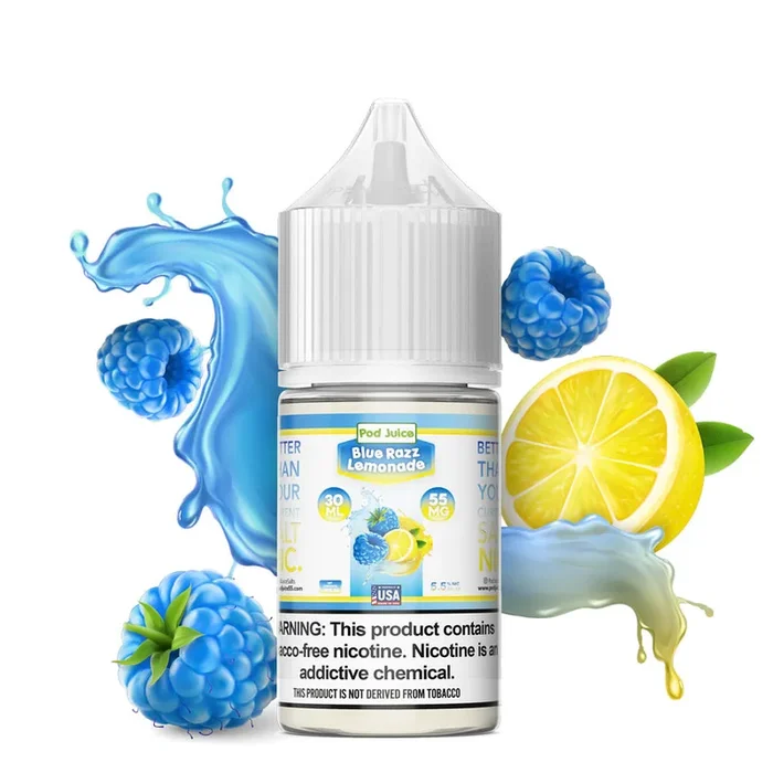Pod Juice TFN Salt Nic – Blue Razz Lemonade | 30ml