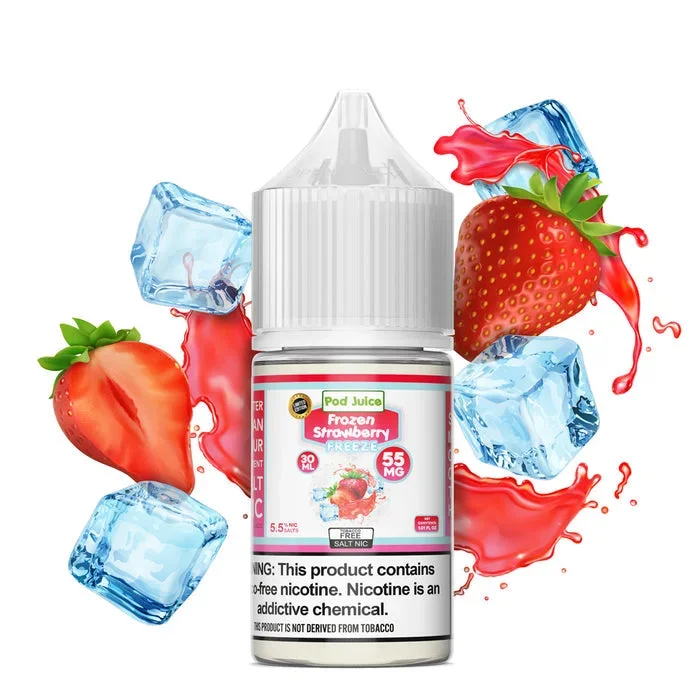 Pod Juice TFN Salt Nic – Frozen Strawberry | 30ml