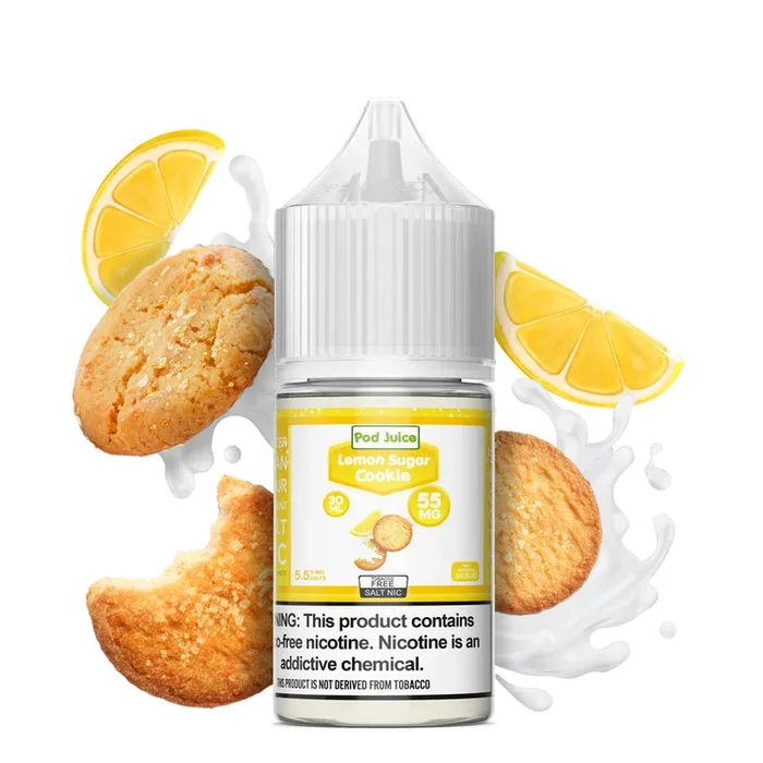 Pod Juice TFN Salt Nic – Lemon Sugar Cookie | 30ml