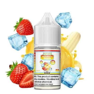 Pod Juice TFN Salt Nic – Strawberry Banana Freeze | 30ml