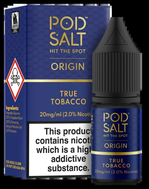 Pod Salt True Tobacco – Origin E-Liquid
