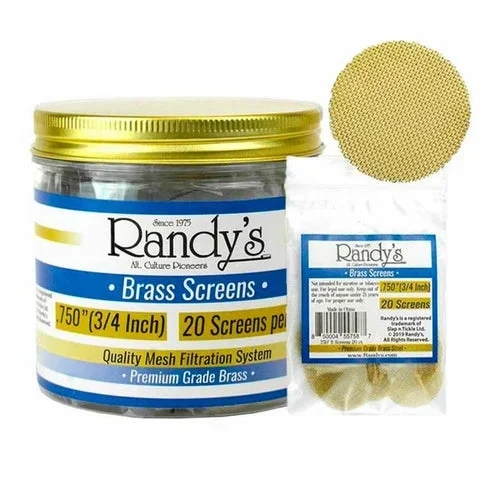 Randy’s 0.75″ Brass Screens