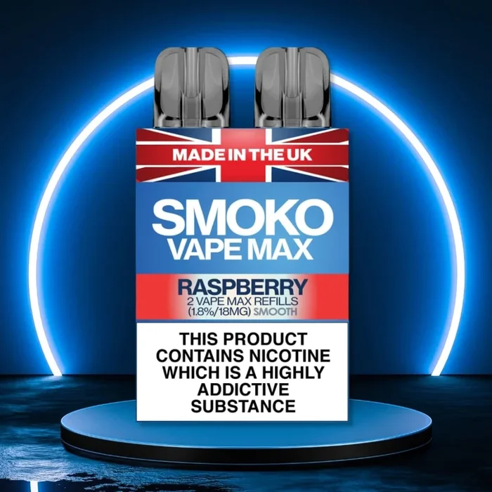 RASPBERRY VAPE MAX REFILLS